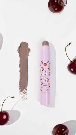 Bell x Kartonii Contour Stick 01 Chocolate covered cherry