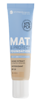 HYPOAllergenic MAT & PROTECT FOUNDATION SPF 25 06 Caramel