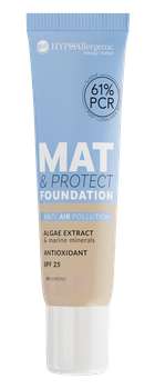 HYPOAllergenic MAT & PROTECT FOUNDATION SPF 25 03 Almond
